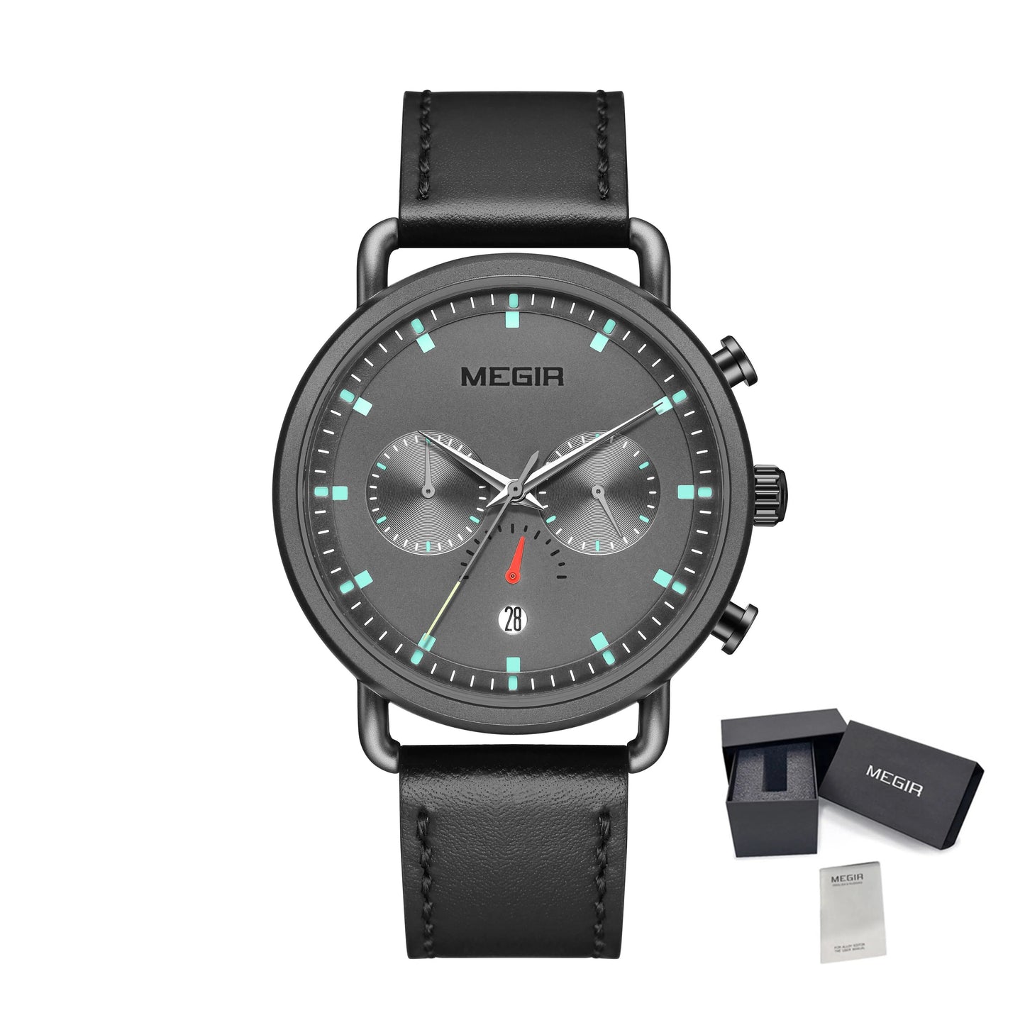 MEGIR Men Watch Top Brand Fashion Casual Quartz Watches Waterproof Date Man Sports Military Wristwatch Clock Relogio Masculino